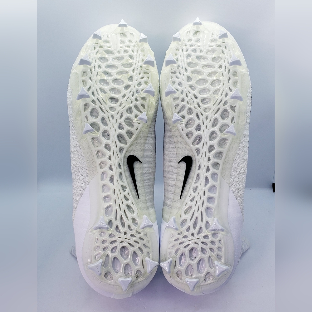 NEW Size 14 Men's Nike Alpha Menace Elite 2 Football Cleats White AO3374-101 - Picture 8 of 11